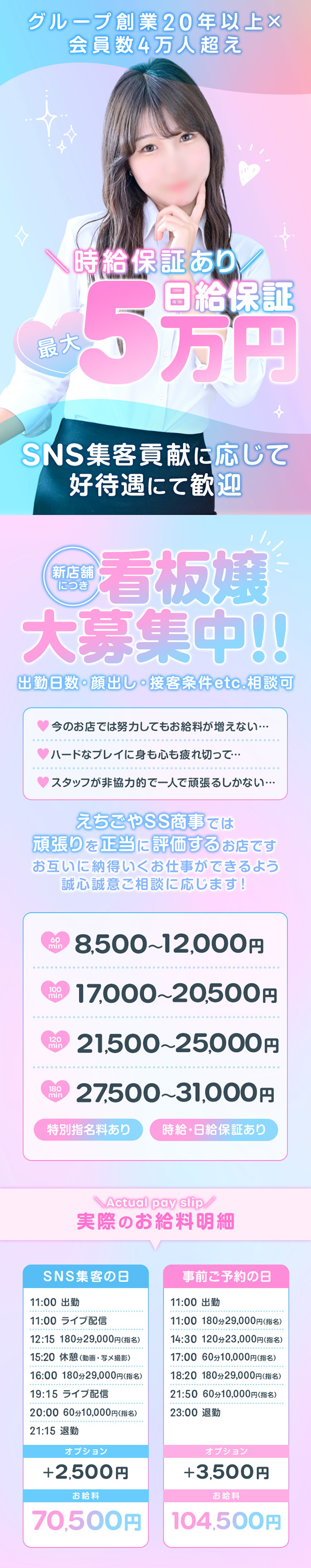 キャスト募集中1